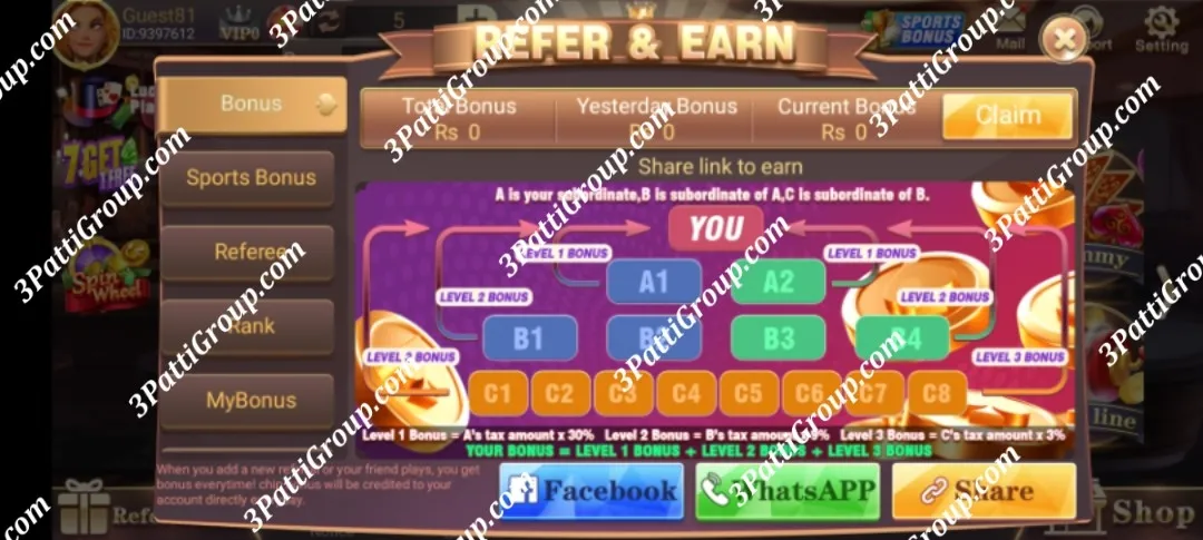 3 Patti Blue Screenshot 2