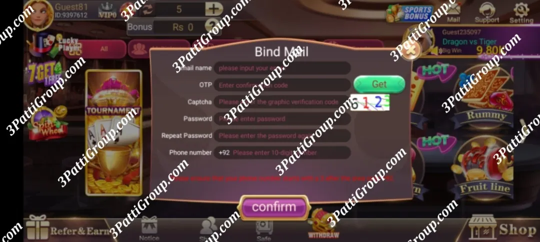 3 Patti Blue Screenshot 3